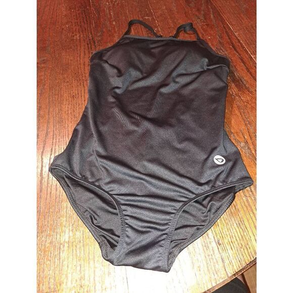 New Small 34 Baleaf Black Athletic Training One Piece Swimsuit Bathing Suit NWOT - Picture 4 of 5